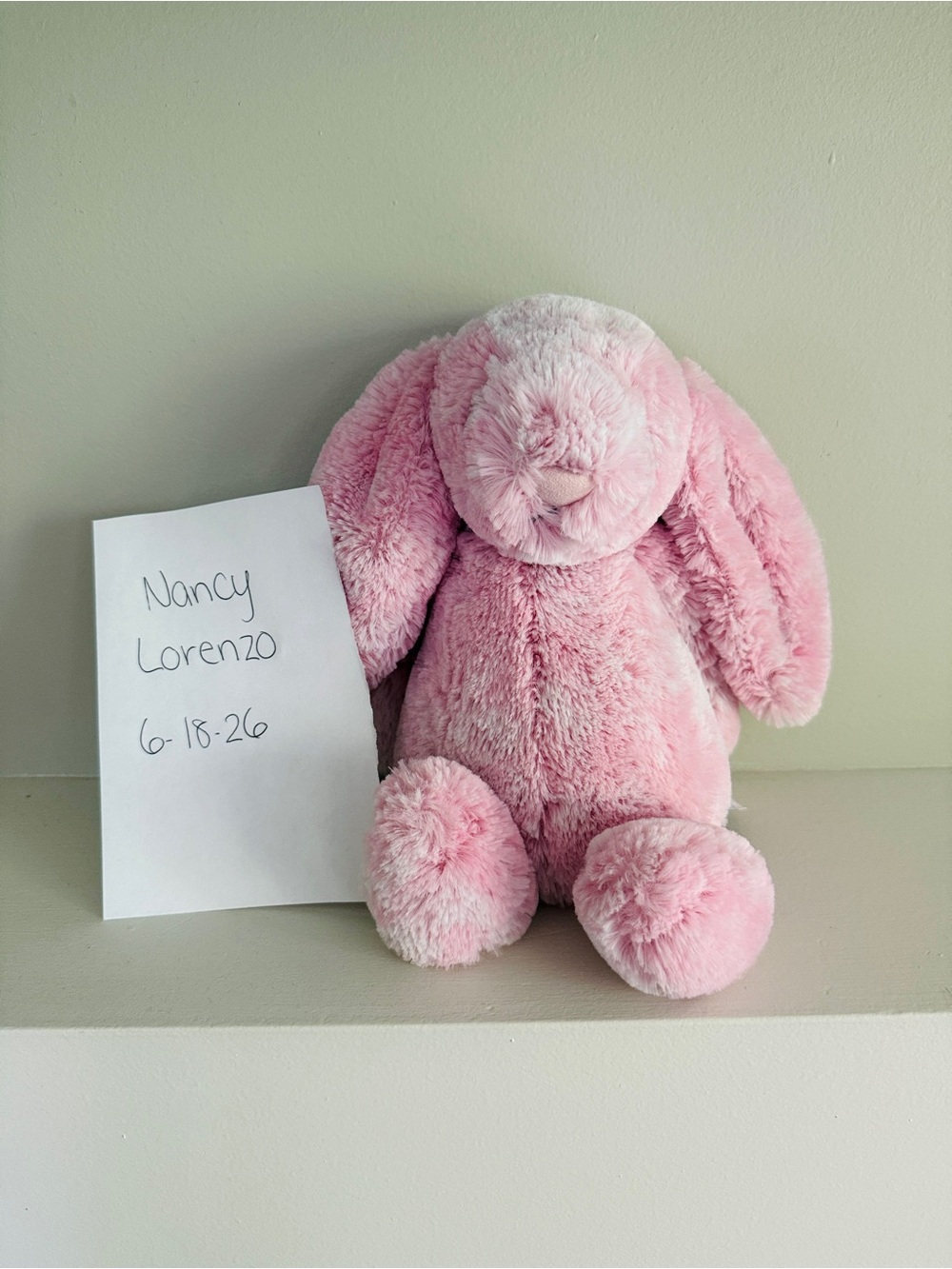 Jellycat peony bunny